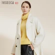 【Jessica Red】百搭保暖羊毛寬鬆高領粗針織毛衣824551（黃）