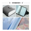 【皮質收納套】韓系皮革24卡位卡片收納包(大容量 卡夾 卡套 多卡位 卡片夾 名片 信用卡)