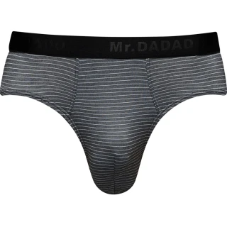 【Mr. DADADO】黑標系列 M-LL貼身中腰三角男內褲 高針目纖維-GK3238FU(鐵灰)