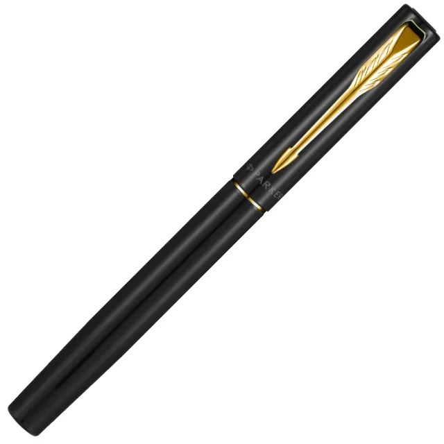 【PARKER】派克 威雅XL 幻影黑金夾限定版鋼筆 F尖