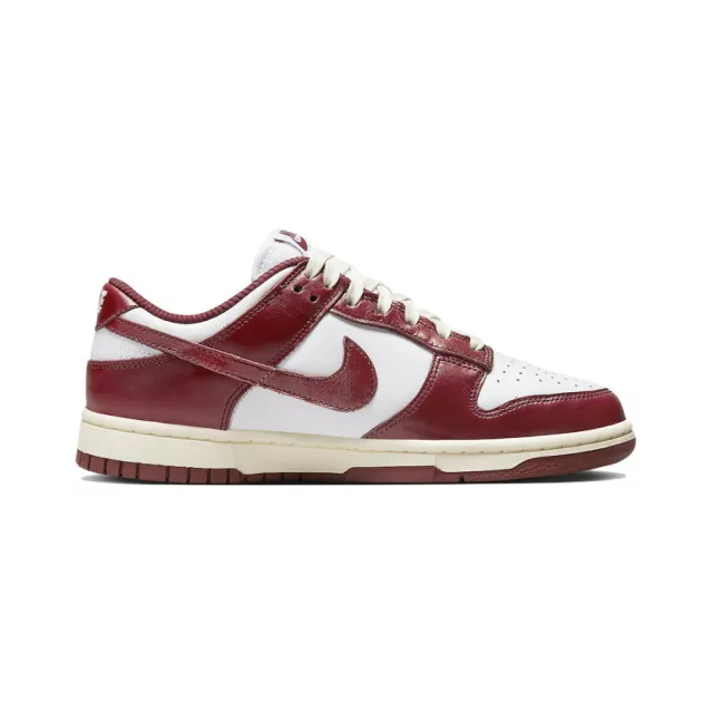 NIKE 耐吉】W Nike Dunk Low PRM Team Red 酒紅奶油底FJ4555-100