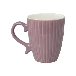 【EXCELSA】新骨瓷馬克杯 葡萄奶昔325ml(水杯 茶杯 咖啡杯)