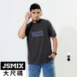 【JSMIX 大尺碼】大尺碼歐克造型英字純棉T恤共3色(T32JT7475)