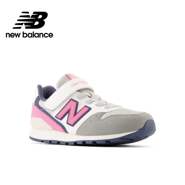 【NEW BALANCE】NB 童鞋_男童/女童_白灰粉_YV996XG3-W