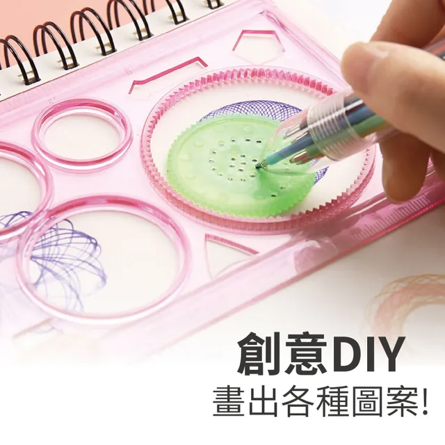 【Finger Pop 指選好物】花型變化尺(花型變化尺 壓克力尺 尺 直尺 20公分尺 量角器 造型尺)