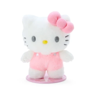 【小禮堂】Hello Kitty 磁吸站立玩偶附底座 S - 拍照道具(平輸品)