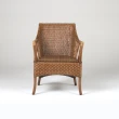 【山茶花家具】藤椅-原木色-鄉村造型/室內椅KC2007(藤椅 涼椅 休閒椅)