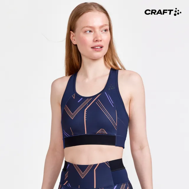 【CRAFT】女 PRO HiT Blocked Sport Top W 短板運動背心(1911912-396791)