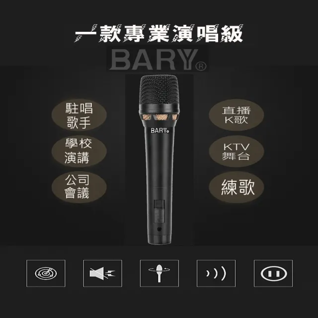 【BARY】專業前級混音擴大機聲音處理器+麥克風2組(EP-898)