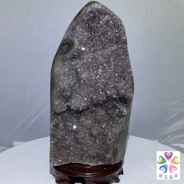 【恬芯晶品】天然招財意象彩色晶鎮 1000g以上款隨機出貨(烏拉圭天然水晶消磁淨化招財開運財位磁場運勢提升)
