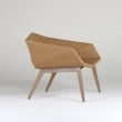 【山茶花家具】戶外椅-稻禾色-人造藤椅PEAS003-1AH(戶外室內皆可椅)