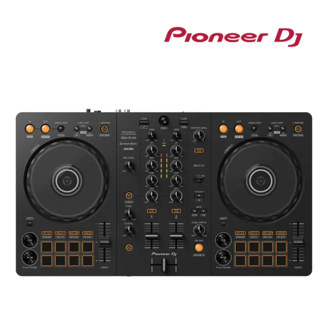 【Pioneer DJ】DDJ-FLX4入門款雙軟體DJ控制器(公司貨)