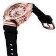 【CASIO 卡西歐】G-SHOCK WOMEN 農家橡樹 玫瑰金 雙顯腕錶 母親節 禮物(GM-S2100PG-1A4)