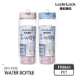 【LocknLock 樂扣樂扣】買1送1-PET大容量手提水壺1900ml/立臥兩用/大口徑(兩色任選)