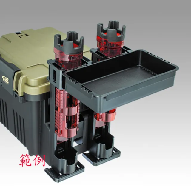 【明邦】MEIHO VS-7080N 黑/綠色釣魚工具箱(#船釣置物箱 #工具箱 #釣魚工具箱 #耐重物 #耐衝擊)