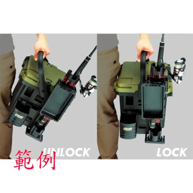 【明邦】MEIHO VS-7080N 黑/綠色釣魚工具箱(#船釣置物箱 #工具箱 #釣魚工具箱 #耐重物 #耐衝擊)