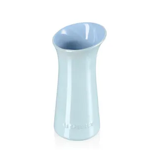 【Le Creuset】瓷器珠光薔薇系列花瓶500ml(珠光藍)