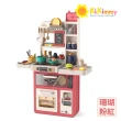 【kikimmy】85cm聲光噴霧廚房玩具49件組(兩色可選)