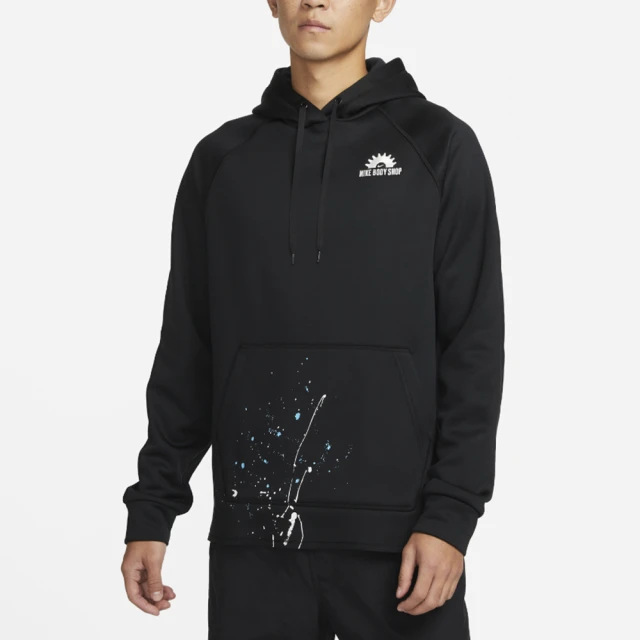 NIKE 耐吉 上衣 男款 長袖上衣 帽T 運動 刷毛 AS M NK TF FLEECE TOP DYE 黑 DV9907-010