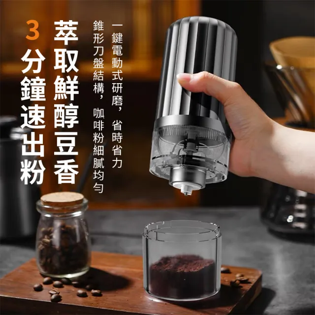 【OMG】家用便攜自動咖啡豆研磨器 電動磨豆機 磨粉機 粉碎機