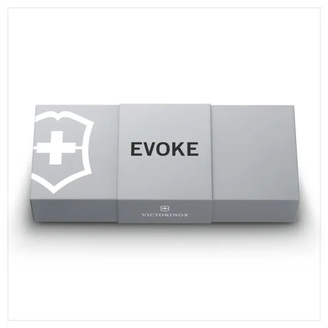 【VICTORINOX 瑞士維氏】Evoke BS Alox 折疊式獵刀 136mm/4用/極黑+黑(0.9415.DS23)