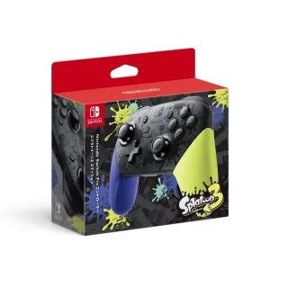 【Nintendo 任天堂】原廠pro手把-斯普拉遁3 漆彈大作戰3 配色 控制器(台灣公司貨)