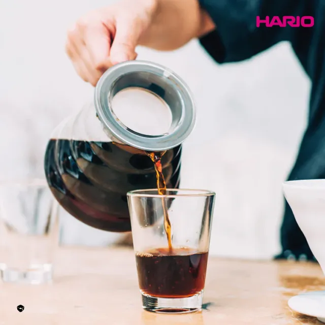 【HARIO】V60雲朵80咖啡 03玻璃分享壺-透明 800ml(分享壺 咖啡壺 玻璃壺 雲朵壺)