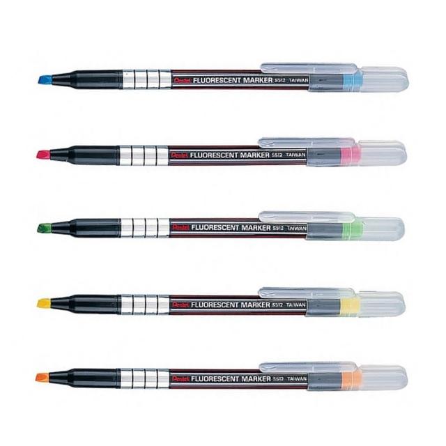 【Pentel 飛龍】螢光筆 1.0~3.5mm /支 S512
