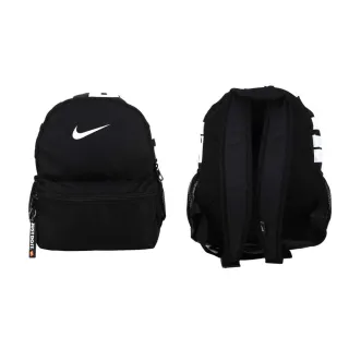 【NIKE 耐吉】JUST DO IT 小型後背包-兒童包 雙肩包 旅行包 黑白(DR6091-010)