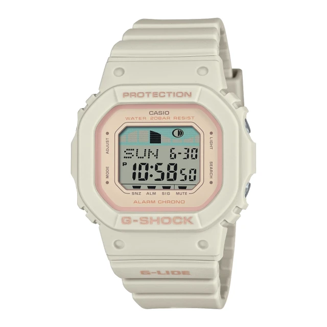 【CASIO 卡西歐】G-SHOCK潮汐月相電子錶(GLX-S5600-7)