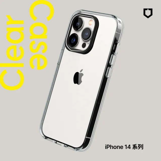 【RHINOSHIELD 犀牛盾】iPhone 14/Plus/14 Pro/Max超值殼貼組｜Clear透明殼+3D壯撞貼(透明/霧面 保護貼)