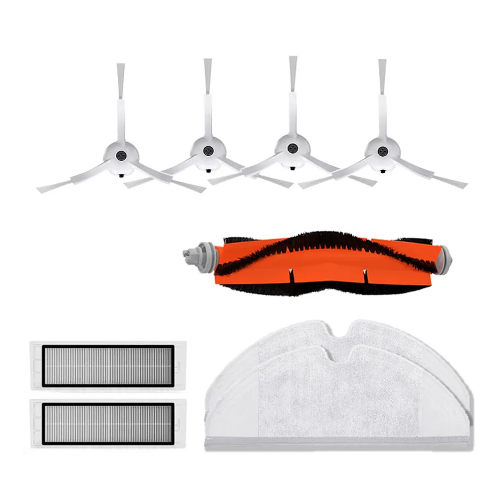 【小米/石頭】通用型掃地機器人副廠耗材超值組 濾網+拖布+主刷+邊刷