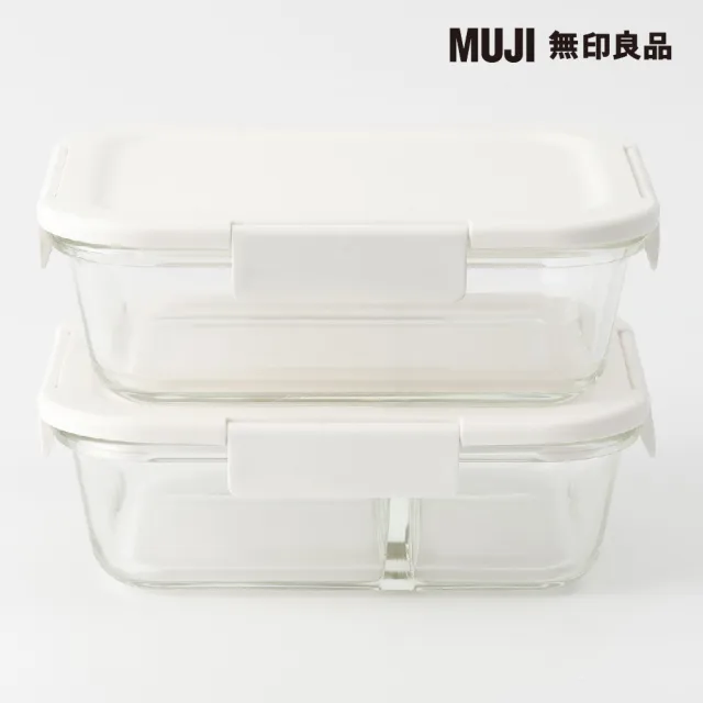 【MUJI 無印良品】耐熱玻璃便當盒/小