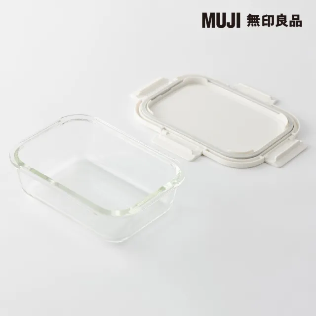 【MUJI 無印良品】耐熱玻璃便當盒/大