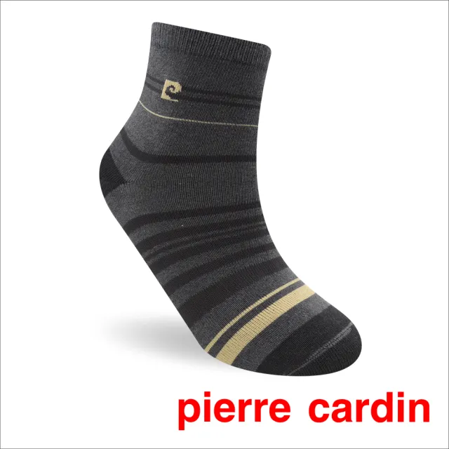 【pierre cardin 皮爾卡登】8雙組CollBest撞色休閒短襪(短襪/中性襪/涼爽)