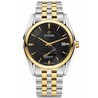 【TITONI 梅花錶】空中霸王系列 AIRMASTER 經典時尚機械腕錶40mm(83909 S-063)