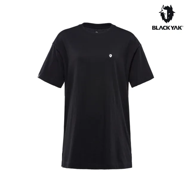【BLACKYAK】女 GREENYAK長版短袖上衣(白色/黑色)BYCB1WC503(春夏 韓國 運動 休閒 女上衣)