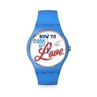 【SWATCH】RECIPE FOR LOVE 經典手錶/男錶/女錶/瑞士製造 SUOZ353(41mm)