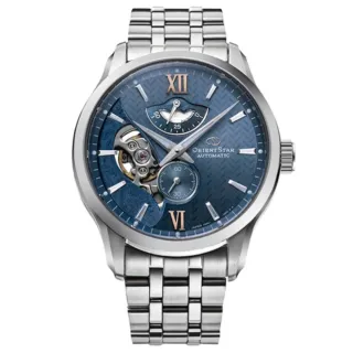 【ORIENT 東方錶】東方之星 LAYERED系列 鏤空機械腕錶 / 41mm 新年禮物(RE-AV0B08L)