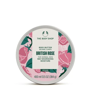 【THE BODY SHOP 美體小舖】英皇玫瑰嫩膚身體滋養霜(400ML/身體乳/身體保養)