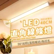 【居家新生活】Led櫥櫃燈 免開槽層板燈 三角線條燈(衣櫃燈 酒櫃燈)