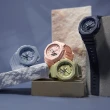 【CASIO 卡西歐】G-SHOCK八角純色雙顯錶(GMA-S2100BA-4A)