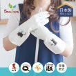 【日本Seeders】日製印花風PVC植絨抗菌家務手套-多種花色可選(清潔手套/PVC手套/防水手套/加絨保暖)