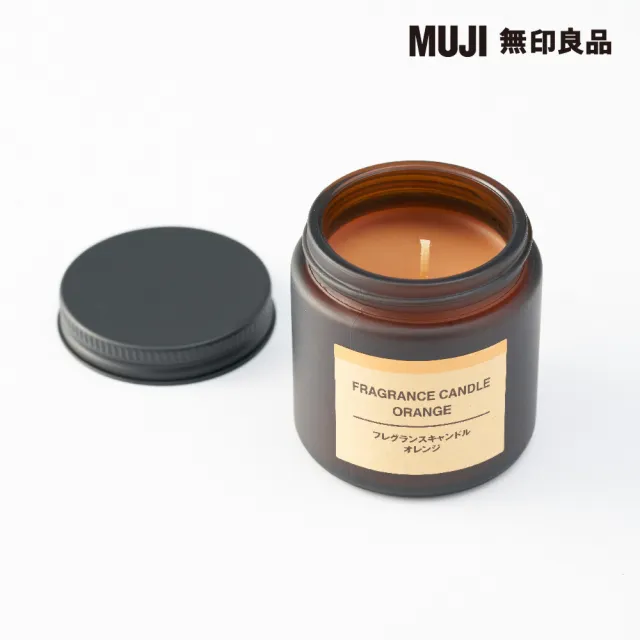 【MUJI 無印良品】芬香蠟燭.橙香香味/85g