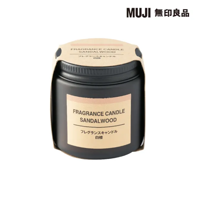 【MUJI 無印良品】芬香蠟燭.檀香香味/85g