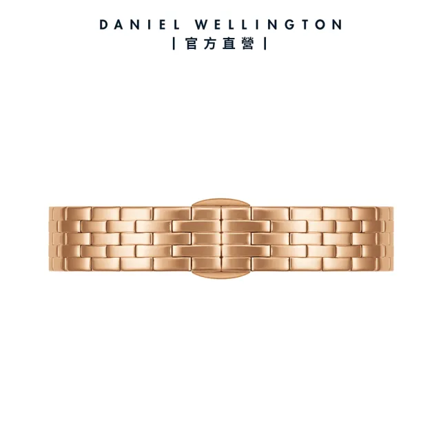 【Daniel Wellington】DW 手錶 Quadro Melrose Lumine 20X26 星辰貝母盤珠寶式錶鏈-粉色貝母盤(DW00100621)