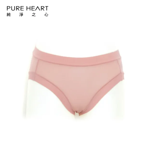 【PURE HEART】淡雅素面-氧化鋅抗菌 彈力貼身內褲 中低腰 7色組(氧化鋅 抗菌 提臀 彈力 貼身 中低腰)