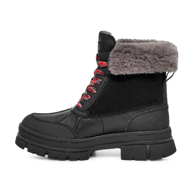 【UGG】女鞋/女靴/靴子/雪靴  Ashton Adirondack(黑色-UG1130524BLK)