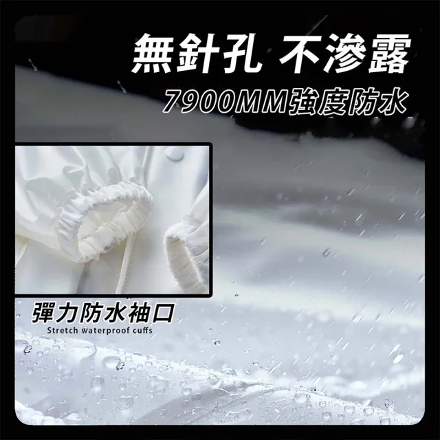 【OSIN】時尚高機能風雨衣 拉鍊前開式風雨衣(升級版防水拉鍊)