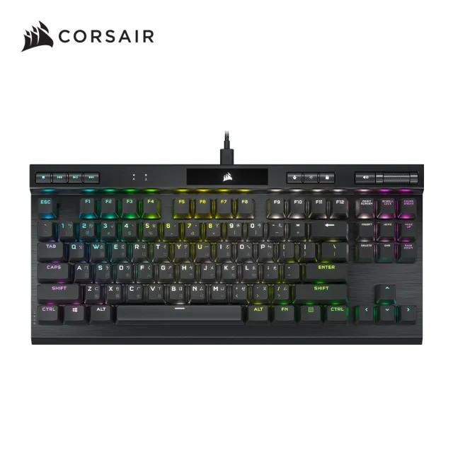 【CORSAIR 海盜船】K70光軸 RGB TKL機械式鍵盤